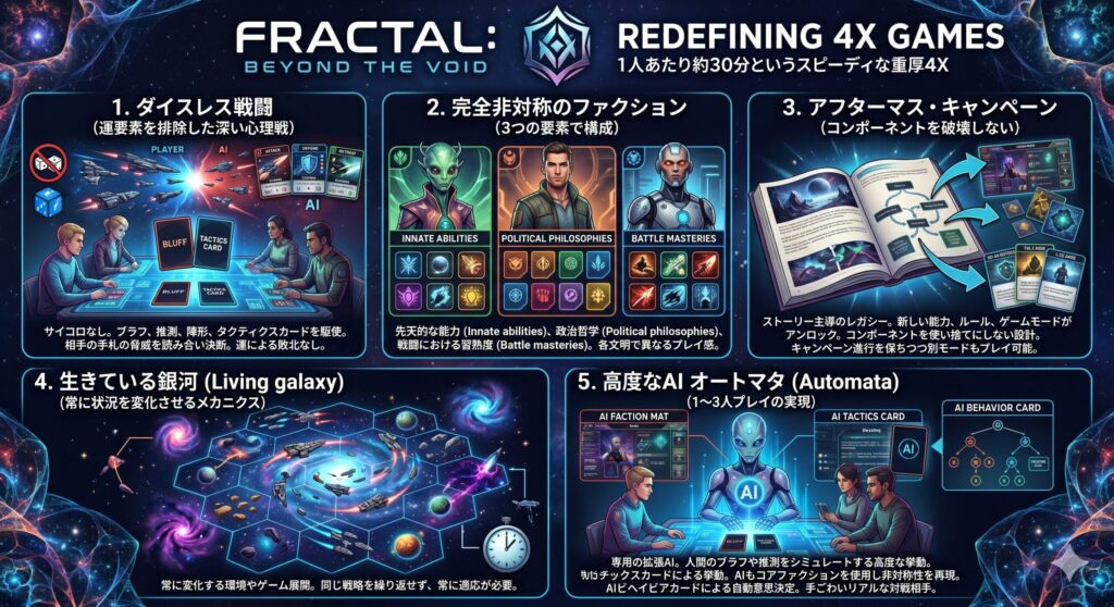 フラクタル：ビヨンド・ザ・ヴォイドの特徴