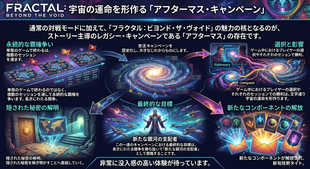 宇宙の運命を形作る「アフターマス・キャンペーン」