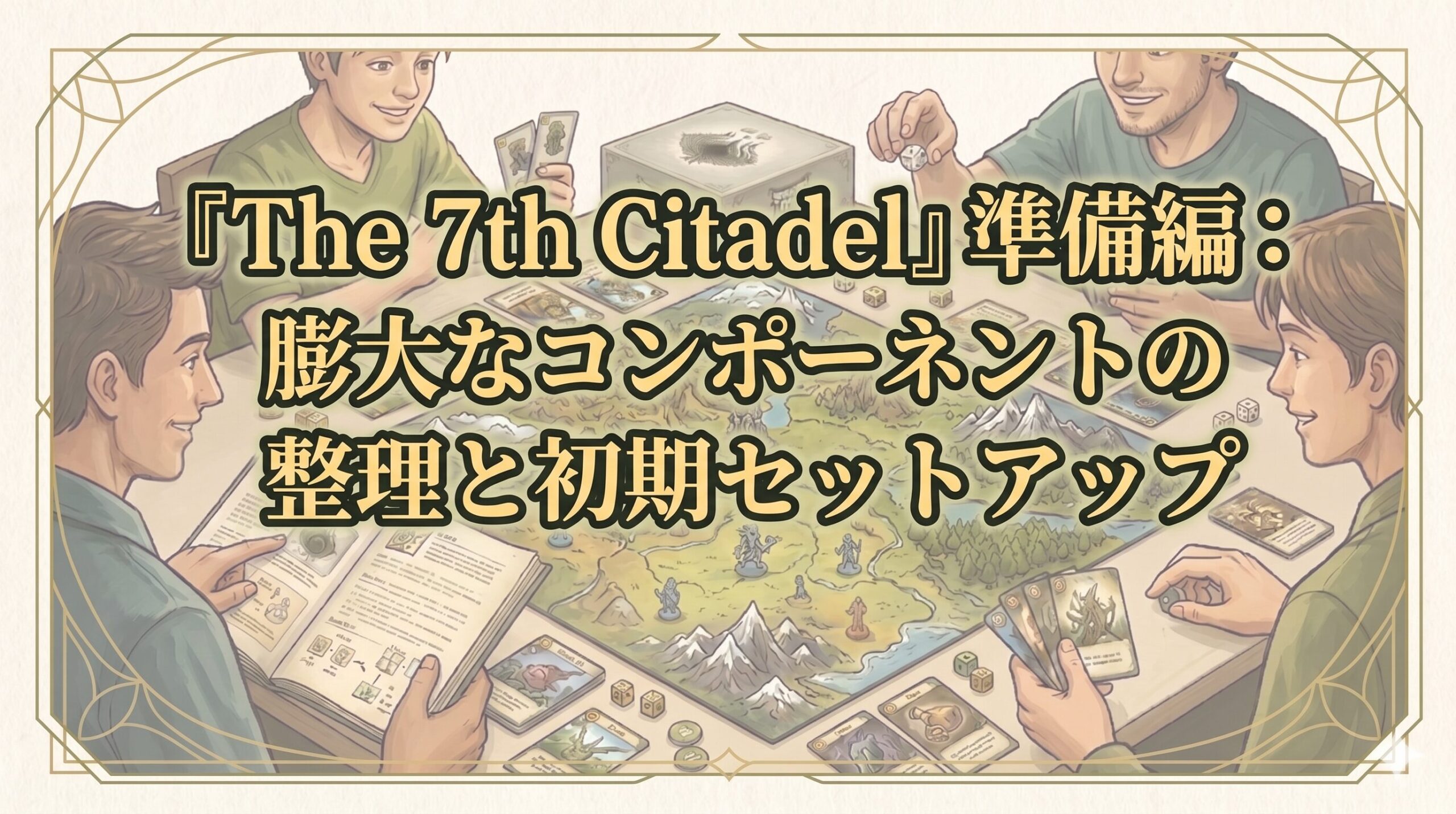 『The 7th Citadel』準備編：膨大なコンポーネントの整理と初期セットアップ
