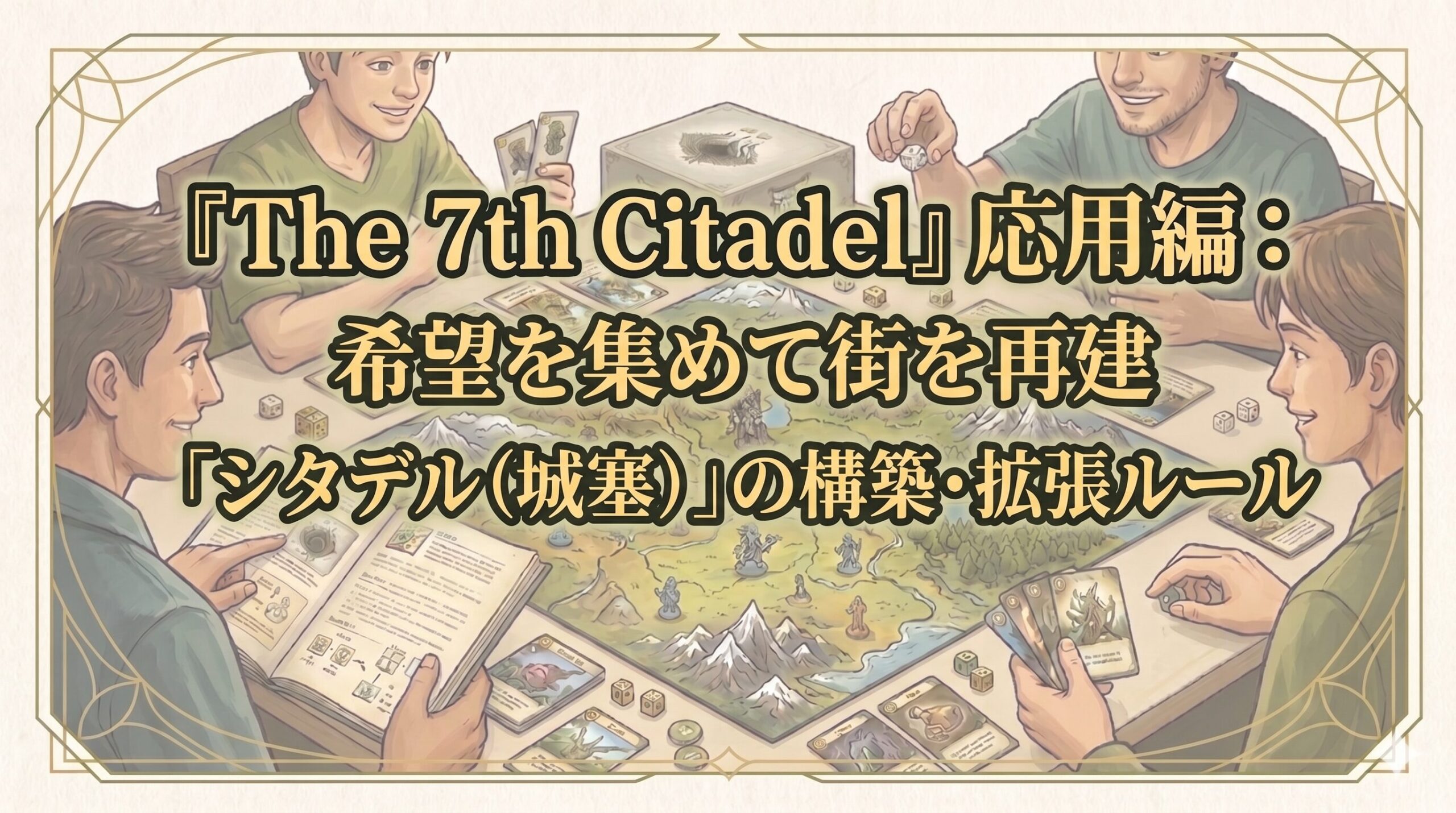 『The 7th Citadel』応用編：希望を集めて街を再建「シタデル（城塞）」の構築・拡張ルール